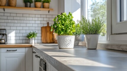 Amazing luxury Kitchen interior workplace close up detail home features minimalistic funiture cooking