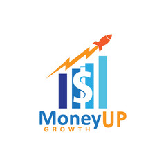 Finance Accounting Business Consulting Financial Growth Chart Graph Vector Logo Design template