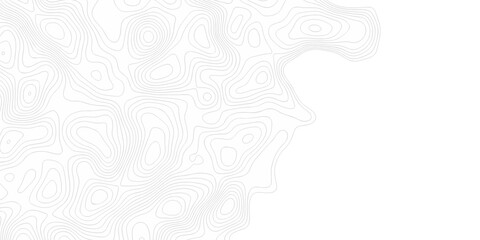 Black and white lines seamless Topographic map patterns, topography line map. Vintage outdoors style. The stylized height of the topographic map contour in lines and contours isolated on transparent.