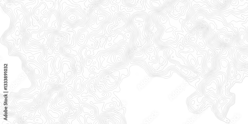 Poster black and white lines seamless topographic map patterns, topography line map. vintage outdoors style