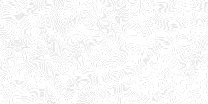 Black and white lines seamless Topographic map patterns, topography line map. Vintage outdoors style. The stylized height of the topographic map contour in lines and contours isolated on transparent.