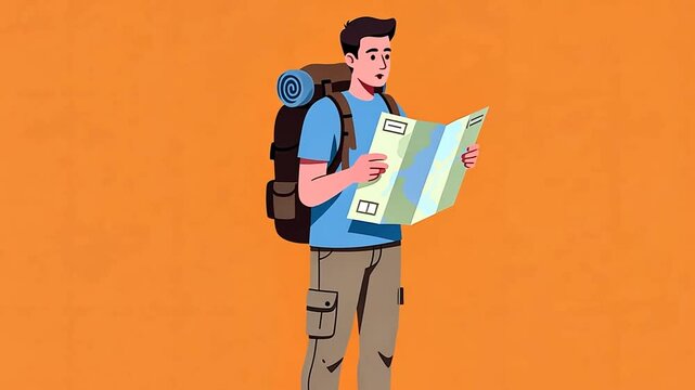 Lost Backpacker: A Journey's Uncertainty