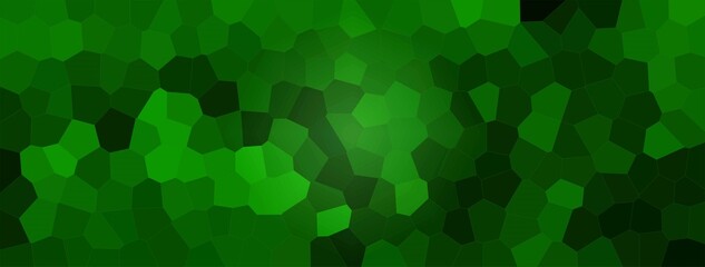 Abstract green background from particles textures for graphic design, web, banner, posters. Foliage fantasy mosaic background. Template Green design saturation for Banner, poster.