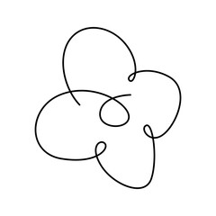 Abstract Shapes One Line