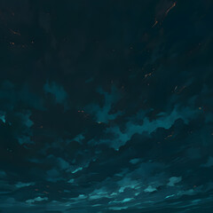 Fototapeta premium Moody Background with Dramatic Stormy Sky – Perfect for Print Design