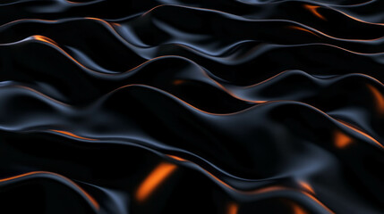 Obraz premium Abstract fluid gradient with deep overlay effect on black background for modern design