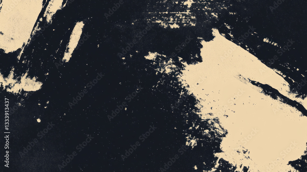Poster grunge texture with color bleed and distortion for creative design projects