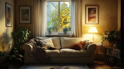 Soft lighting creates a cozy ambiance.