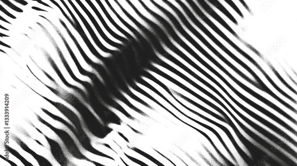 Poster abstract grunge moire pattern with dirty scanner texture for creative design