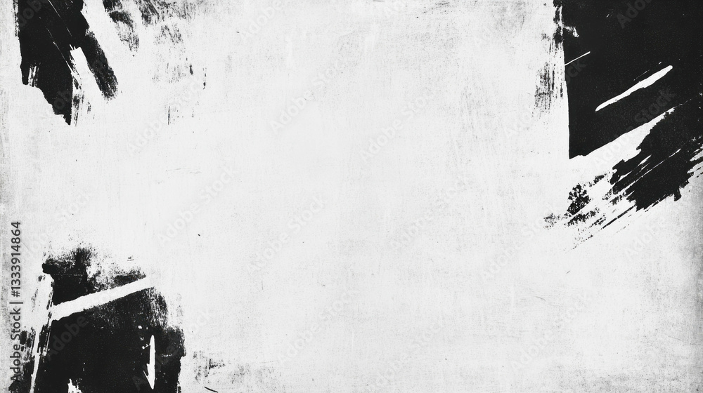 Aufkleber grunge texture with worn edges and corn elements for creative design projects