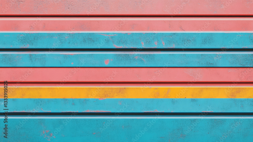 Poster abstract vibrant color banding and lines texture for creative design projects