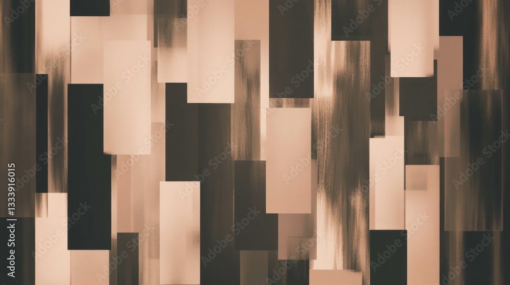 Aufkleber abstract dirty scanner texture with pixelated and blocky patterns for digital design