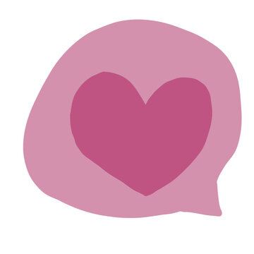 Naklejki The word love