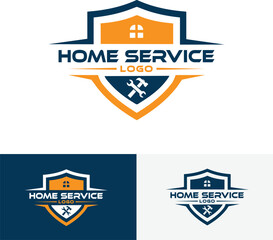 Home Service Logo Design Modern Logo
