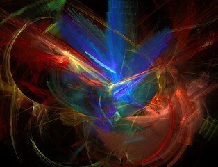 Obraz premium Imaginatory fractal abstract background Image