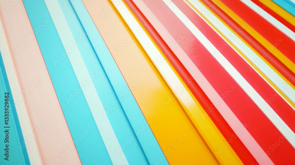 Poster vibrant striped background with colorful linear patterns for creative design projects