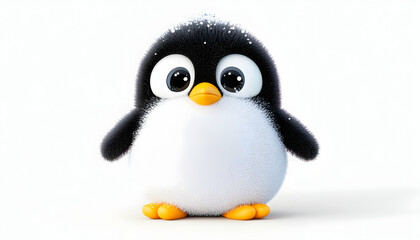 Obraz premium Cute cartoon penguin (1)