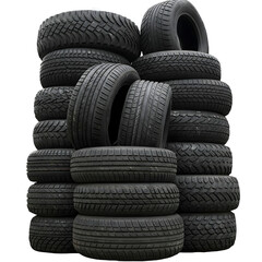 stack of tires PNG transparent