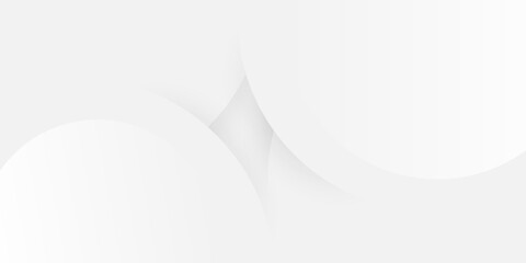 Abstract Minimalist Geometric White and Gray Background, Circles Pattern - Multi Purpose Vector Illustration, Design Template, Applicable for Web, Technology Designs, Presentations, Posters, Placards