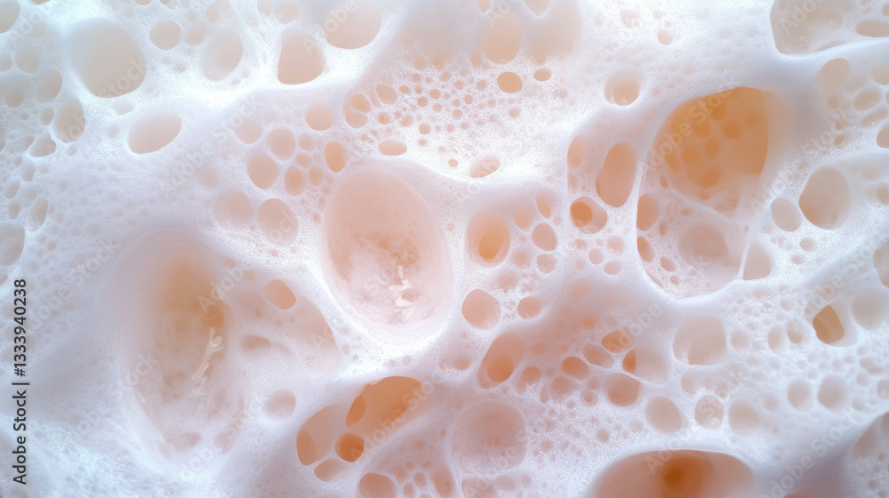 Poster abstract pumice texture with vesicles and chaotic patterns for creative design