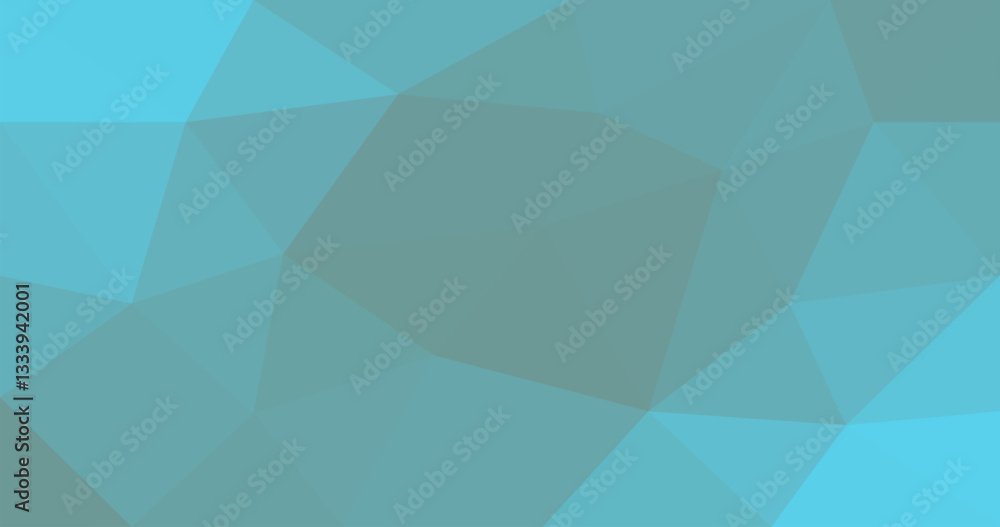 Poster blue abstract geometric rumpled triangular low poly style gradient illustration graphic background.