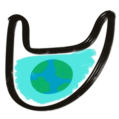 Obraz premium plastic pollution wildlife ecosystem bag in sea