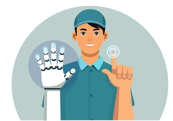 AI-Enhanced Delivery: Human & Robot Synergy