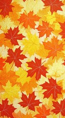 Fototapeta premium Autumn leaves pattern, vibrant colors
