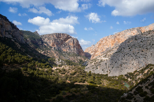 view of the mountains