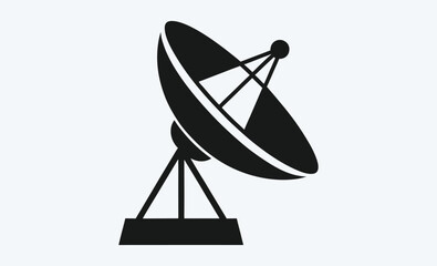 Satellite dish icon vector, satellite dish icon vector illustration graphic design 