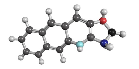  3D Molecular Structure of a Chemical Compound