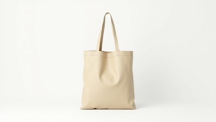 Classic Beige Tote Bag: Effortlessly Minimalist & Perfect for Everyday Style