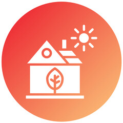 Vector Design Eco House Icon Style