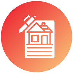 Vector Design House Documents Icon Style