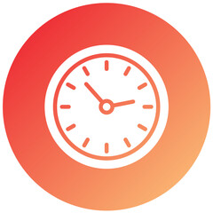 Vector Design Clock Icon Style