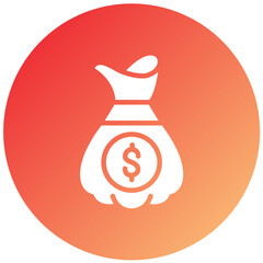 Vector Design Money Bag Icon Style