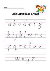 Help your child master the English Alphabet with this fun and engaging A to Z Tracing Worksheet! This printable worksheet is designed for preschoolers, kindergarten learners, and early education stude