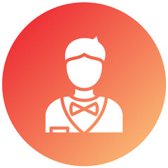 Vector Design Groom Icon Style