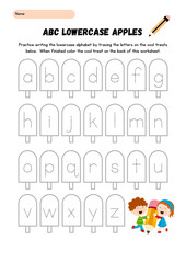 Help your child master the English Alphabet with this fun and engaging A to Z Tracing Worksheet! This printable worksheet is designed for preschoolers, kindergarten learners, and early education stude