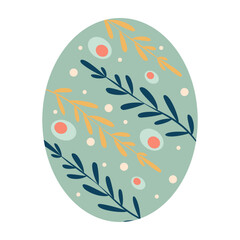 Colorful Easter egg illustrations featuring rabbits, carrots, and abstract patterns