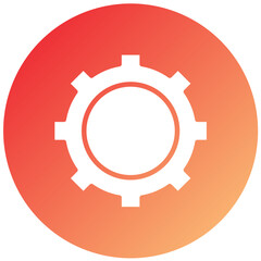 Vector Design Gear Icon Style