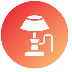 Vector Design Electric Lamp Icon Style