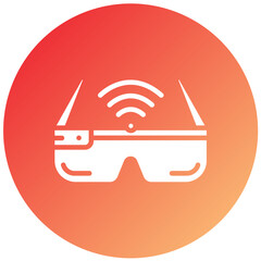 Vector Design Smart Glasses Icon Style