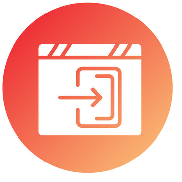Vector Design Login Icon Style