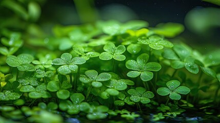 Aquatic Plants - Aquatic plants growing in ponds, rivers, and lakes, perfect for wetland ecosystems and nature photography.