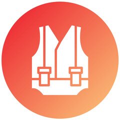 Safety Vest Vector Design Icon Style