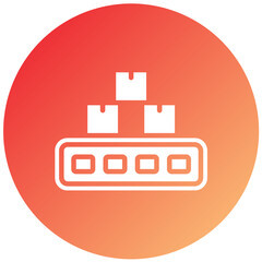 Conveyor Belt Vector Design Icon Style