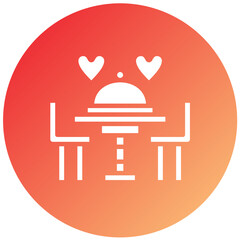 Dinner Date Vector Design Icon Style