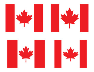 Illustration of Canada flag