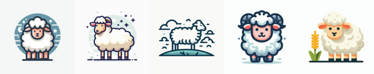 Vector of a sheep.